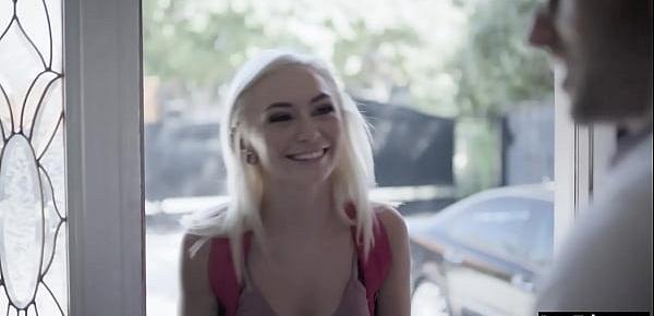  Bad guy banged a petite blonde teen with perfect ass
